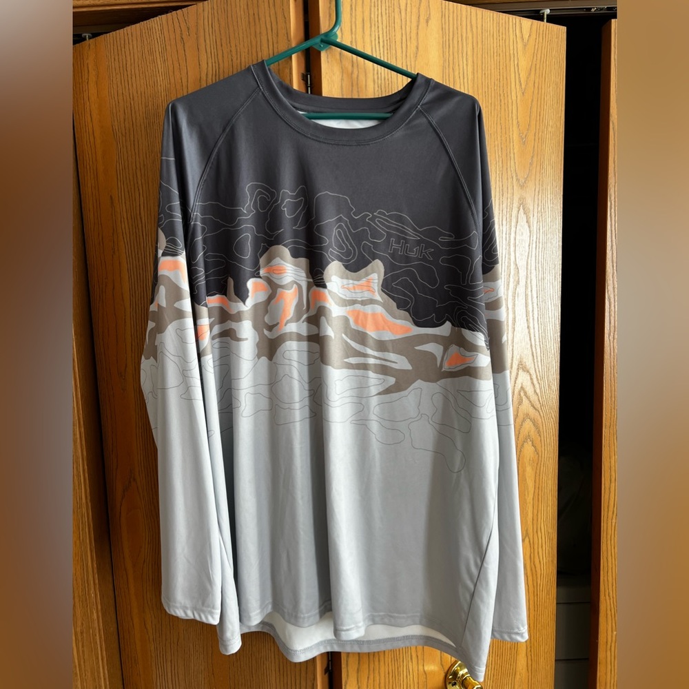 Huk Topo Marsh Long Sleeve Sun shirt